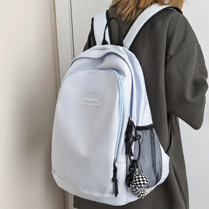 Fashion Women Nylon School Bag New Lady Kawaii College Backpack Cool Girl Travel Book Backpack Female Laptop Student Bags Trendy