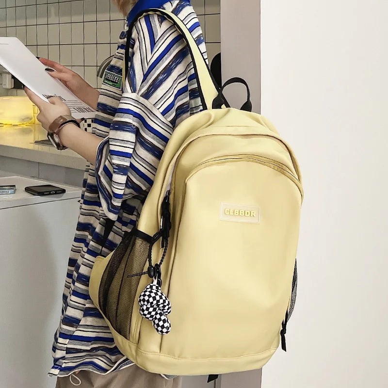 Fashion Women Nylon School Bag New Lady Kawaii College Backpack Cool Girl Travel Book Backpack Female Laptop Student Bags Trendy