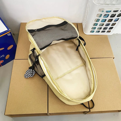 Fashion Women Nylon School Bag New Lady Kawaii College Backpack Cool Girl Travel Book Backpack Female Laptop Student Bags Trendy