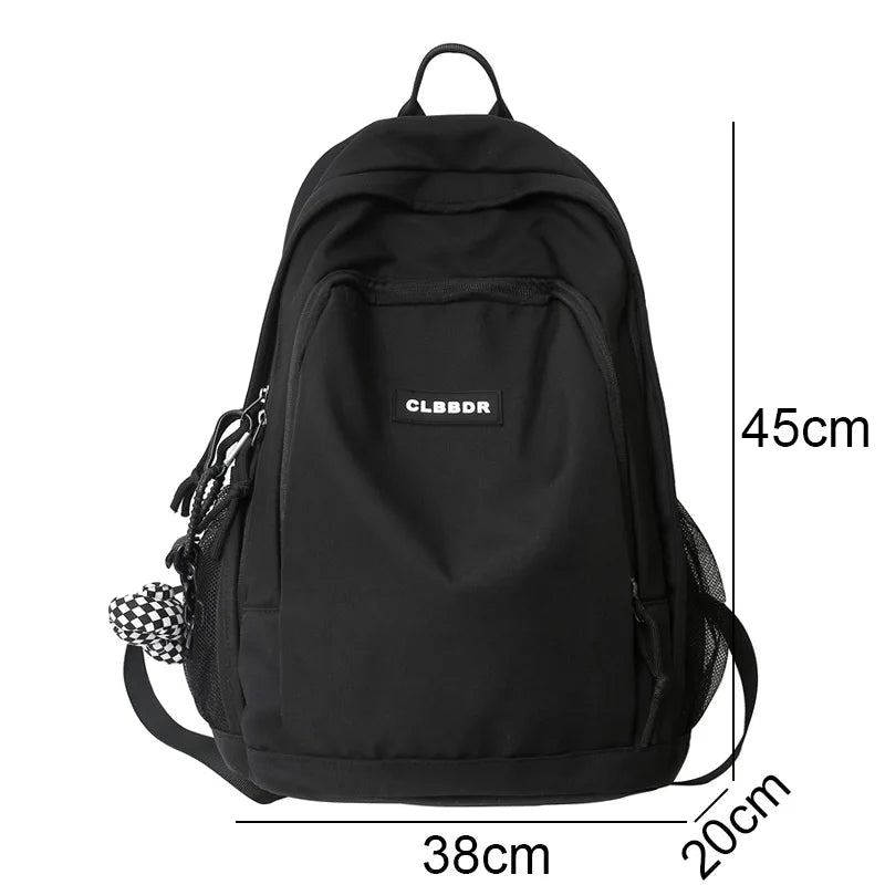 Fashion Women Nylon School Bag New Lady Kawaii College Backpack Cool Girl Travel Book Backpack Female Laptop Student Bags Trendy