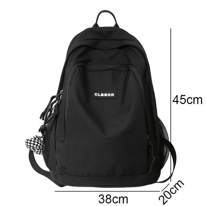Fashion Women Nylon School Bag New Lady Kawaii College Backpack Cool Girl Travel Book Backpack Female Laptop Student Bags Trendy