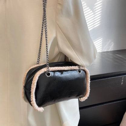 Fashion Women PU Bag Winter Shoulder Bags Crossbody Handbag