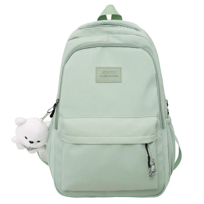 Fashion Women Pink Waterproof Student Backpack New Girl Travel Leisure School Bag Lady Nylon Cute Book Female Laptop College Bag
