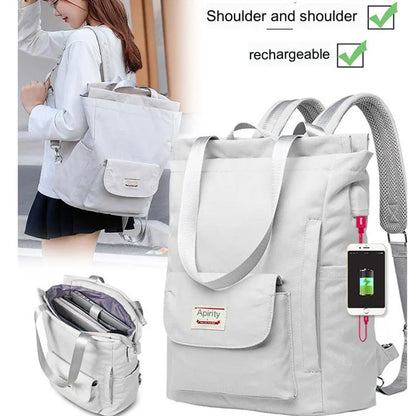 Fashion Women Shoulder Bag For Laptop Waterproof Oxford Cloth Notebook Backpack 15.6 Inch Laptop Backpack Girl Schoolbag