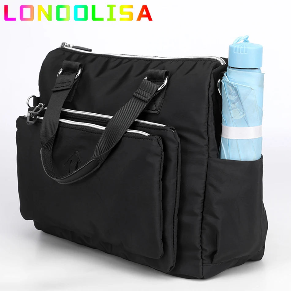 Fashion Women Shoulder Crossbody Bags 2022 Nylon Multifunction Hand Bag Leisure Shoulder Bags Designer Ladies Purse Clutch Bags