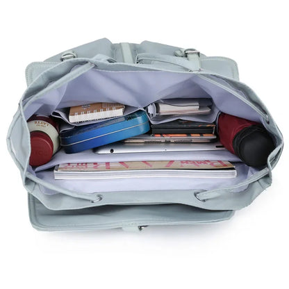 Fashion Women Shoulder Large Capacity Designer Backpack School Bags for Teenage Girls Light Ladies Travel Rucksack