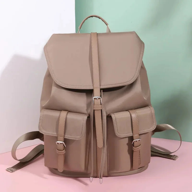 Fashion Women Shoulder Large Capacity Designer Backpack School Bags for Teenage Girls Light Ladies Travel Rucksack