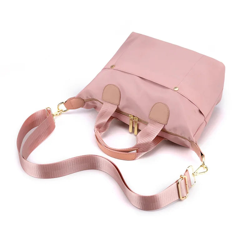 Fashion Women Shoulder Messenger Bag Waterproof Nylon Oxford Crossbody Bag Handbags Large Capacity Travel Bags Purse Wallet