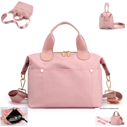 Fashion Women Shoulder Messenger Bag Waterproof Nylon Oxford Crossbody Bag Handbags Large Capacity Travel Bags Purse Wallet