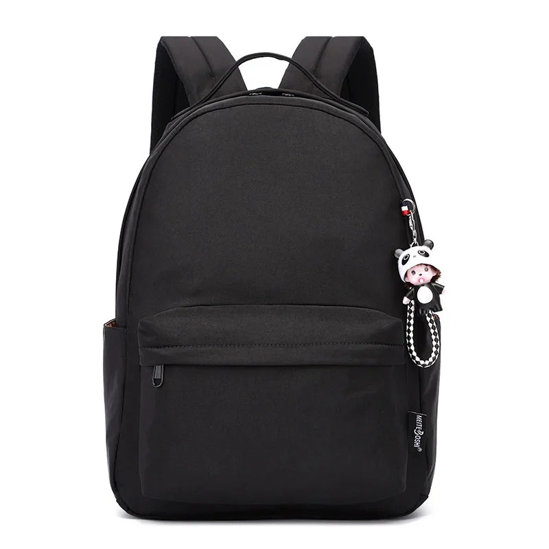 Fashion Women Star Print Backpacks Fashion Large Capacity Backpack Nylon Waterproof Travel Bags Schoolbag Solid Color School Bag