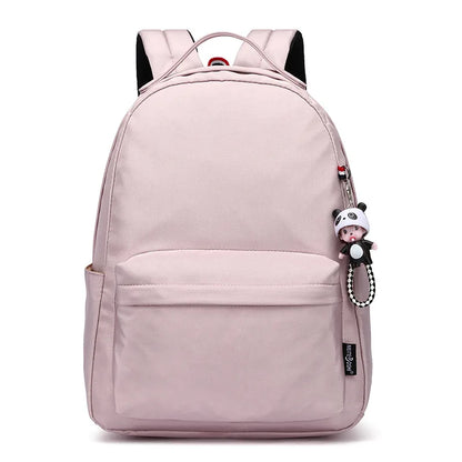 Fashion Women Star Print Backpacks Fashion Large Capacity Backpack Nylon Waterproof Travel Bags Schoolbag Solid Color School Bag