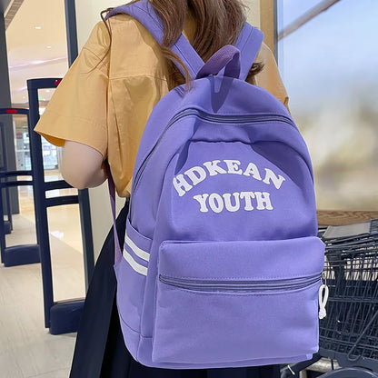 Fashion Women Travel School Bag Cool Girl Book Backpack New Female Cute Laptop Student Bag Trendy Ladies Kawaii College Backpack