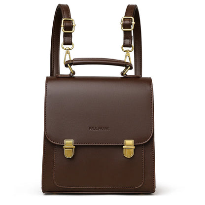 Fashion Women Vnitage Satchel Backpacks Girls Students Retro Press Locks Shoulder Bags HandBags