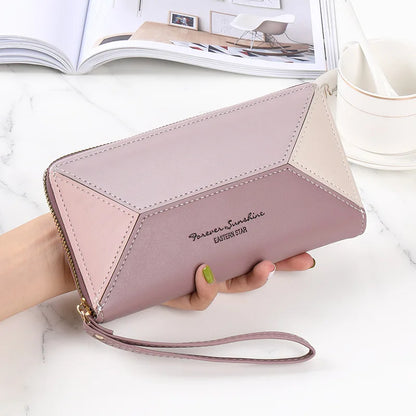 Fashion Women Wallet Female Clutch Card Holder Purse PU Leather Long Wallet Hasp Phone Bag Money Coin Pocket Cartera Mujer