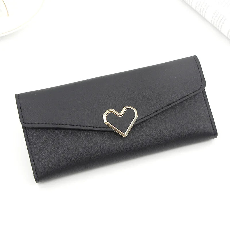 Fashion Women Wallet Female Clutch Card Holder Purse PU Leather Long Wallet Hasp Phone Bag Money Coin Pocket Cartera Mujer