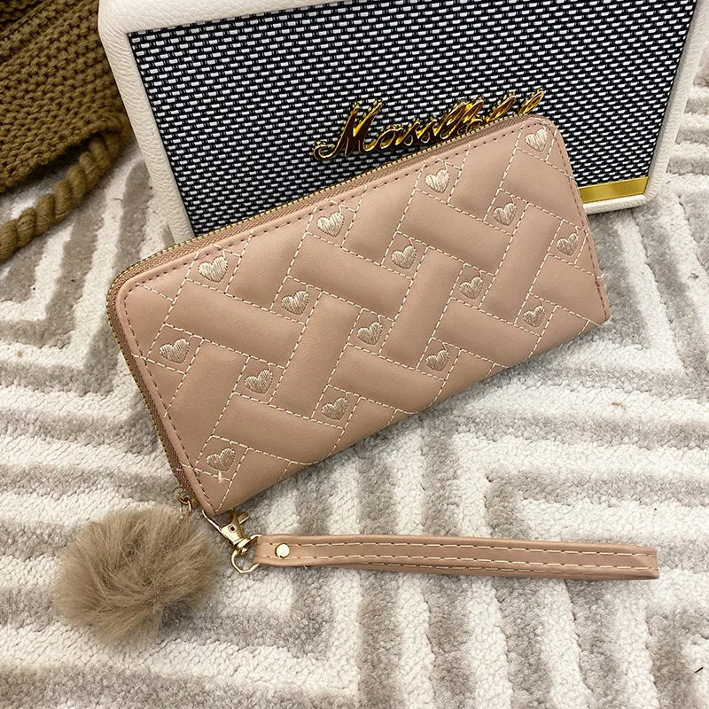 Fashion Women Wallet Female Clutch Card Holder Purse PU Leather Long Wallet Hasp Phone Bag Money Coin Pocket Cartera Mujer