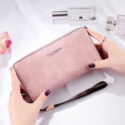 Fashion Women Wallet Female Clutch Card Holder Purse PU Leather Long Wallet Hasp Phone Bag Money Coin Pocket Cartera Mujer