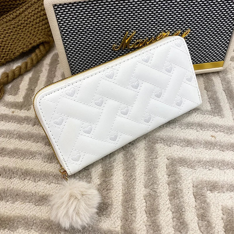 Fashion Women Wallet Female Clutch Card Holder Purse PU Leather Long Wallet Hasp Phone Bag Money Coin Pocket Cartera Mujer