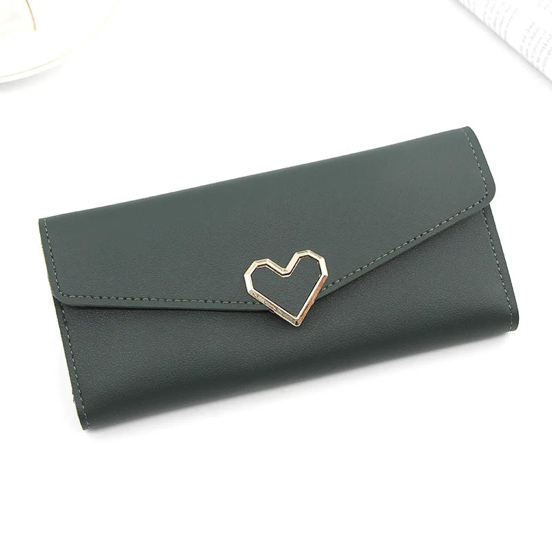 Fashion Women Wallet Female Clutch Card Holder Purse PU Leather Long Wallet Hasp Phone Bag Money Coin Pocket Cartera Mujer