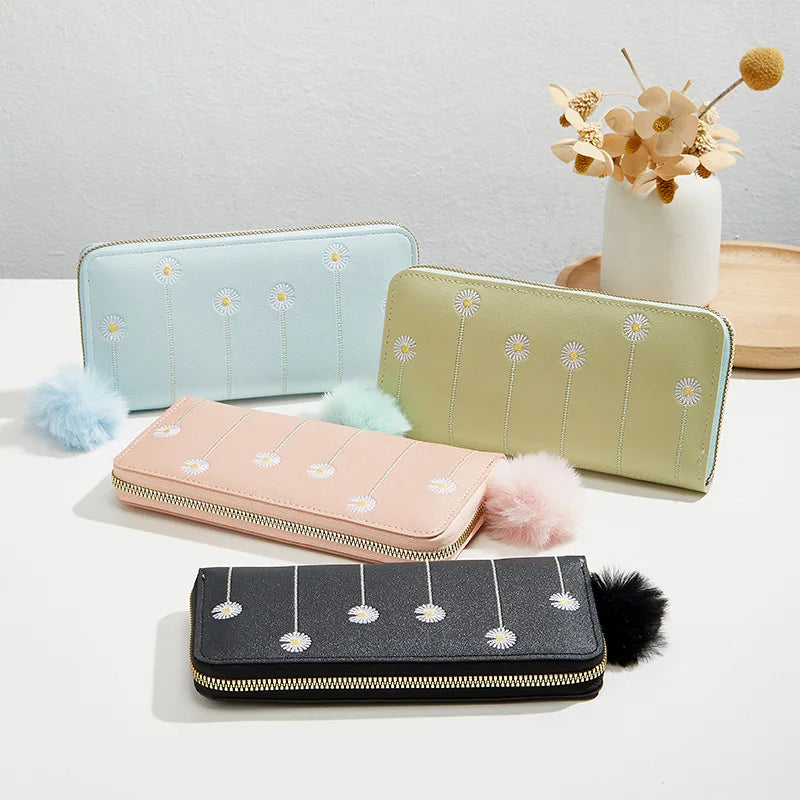 Fashion Women Wallet Female Clutch Card Holder Purse PU Leather Long Wallet Hasp Phone Bag Money Coin Pocket Cartera Mujer