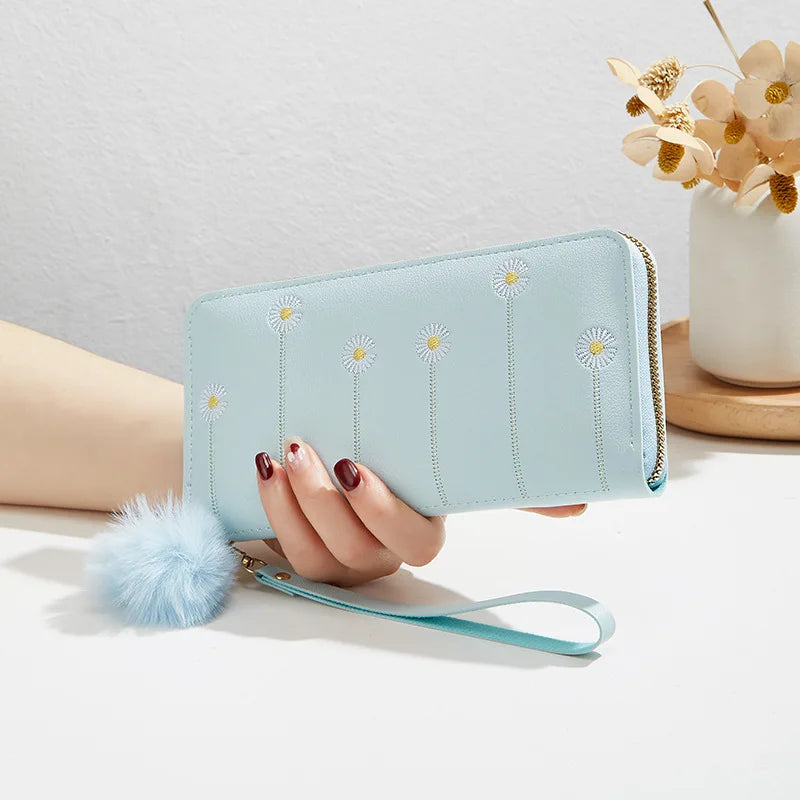 Fashion Women Wallet Female Clutch Card Holder Purse PU Leather Long Wallet Hasp Phone Bag Money Coin Pocket Cartera Mujer