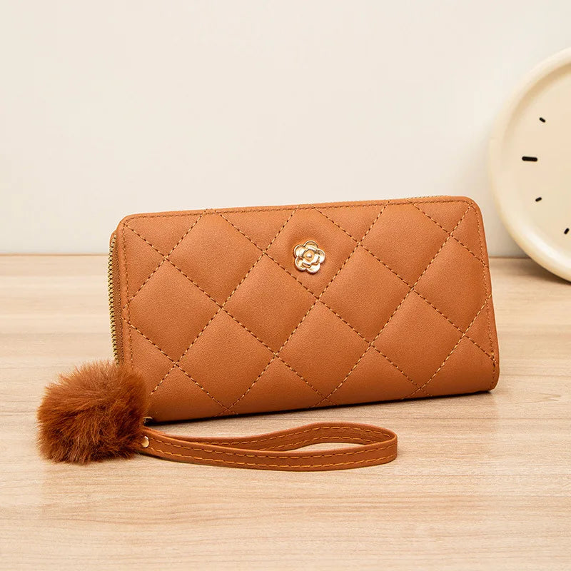 Fashion Women Wallet Female Clutch Card Holder Purse PU Leather Long Wallet Hasp Phone Bag Money Coin Pocket Cartera Mujer