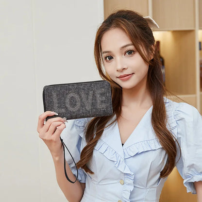 Fashion Women Wallet Female Clutch Card Holder Purse PU Leather Long Wallet Hasp Phone Bag Money Coin Pocket Cartera Mujer