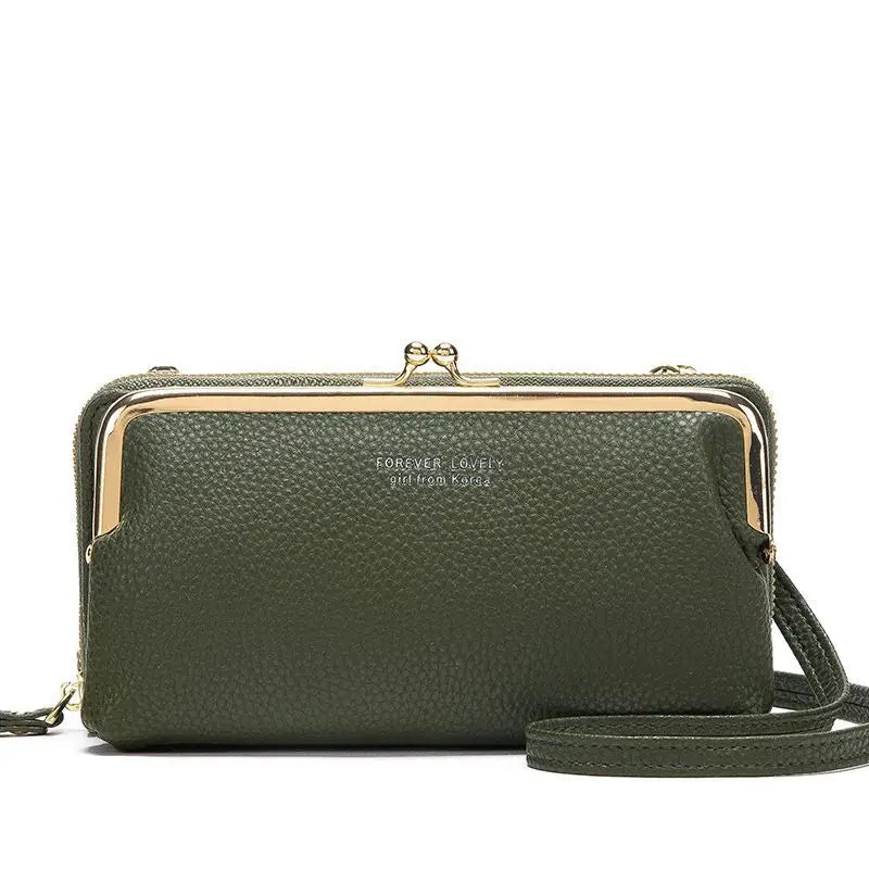Fashion Women Wallet Female Clutch Card Holder Purse PU Leather Long Wallet Hasp Phone Bag Money Coin Pocket Cartera Mujer
