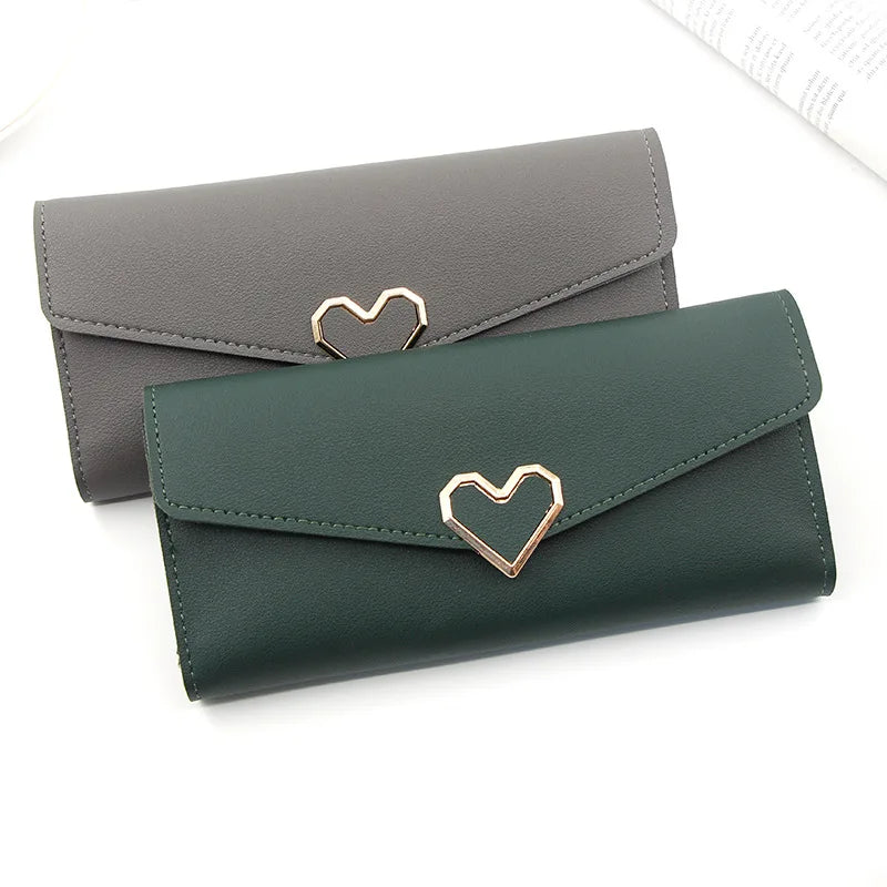 Fashion Women Wallet Female Clutch Card Holder Purse PU Leather Long Wallet Hasp Phone Bag Money Coin Pocket Cartera Mujer