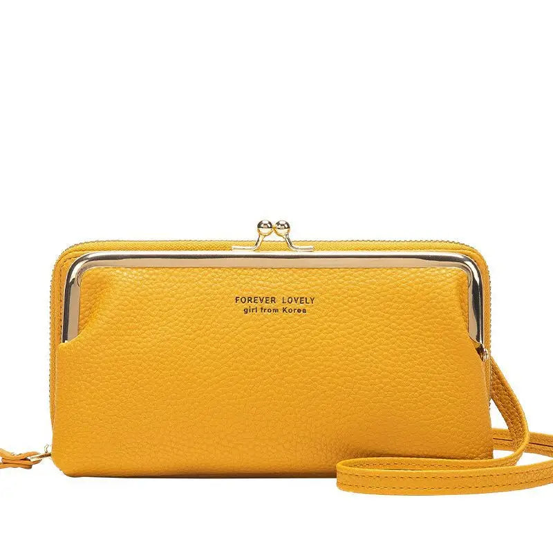 Fashion Women Wallet Female Clutch Card Holder Purse PU Leather Long Wallet Hasp Phone Bag Money Coin Pocket Cartera Mujer