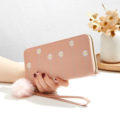 Fashion Women Wallet Female Clutch Card Holder Purse PU Leather Long Wallet Hasp Phone Bag Money Coin Pocket Cartera Mujer