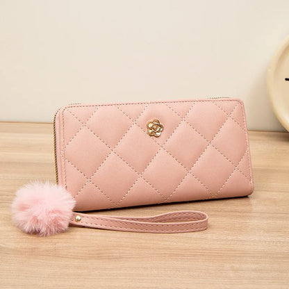 Fashion Women Wallet Female Clutch Card Holder Purse PU Leather Long Wallet Hasp Phone Bag Money Coin Pocket Cartera Mujer