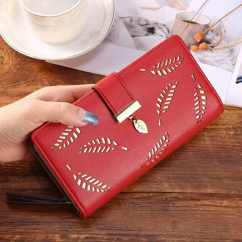 Fashion Women Wallet Female Clutch Card Holder Purse PU Leather Long Wallet Hasp Phone Bag Money Coin Pocket Cartera Mujer