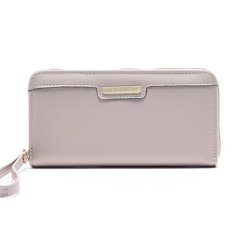 Fashion Women Wallet Female Clutch Card Holder Purse PU Leather Long Wallet Hasp Phone Bag Money Coin Pocket Cartera Mujer