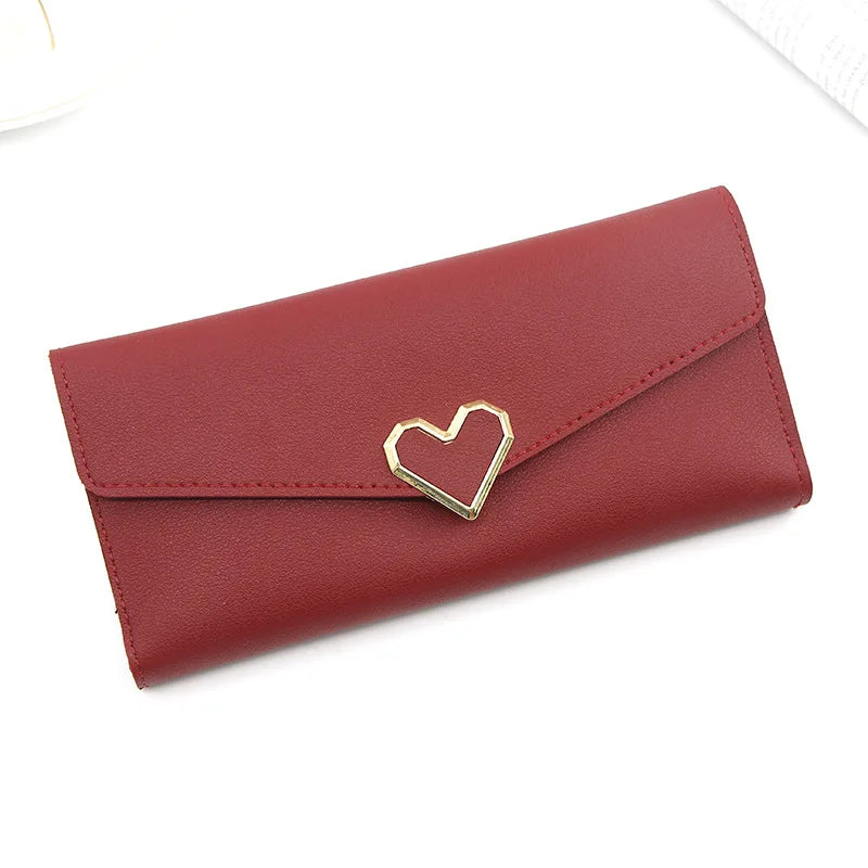 Fashion Women Wallet Female Clutch Card Holder Purse PU Leather Long Wallet Hasp Phone Bag Money Coin Pocket Cartera Mujer