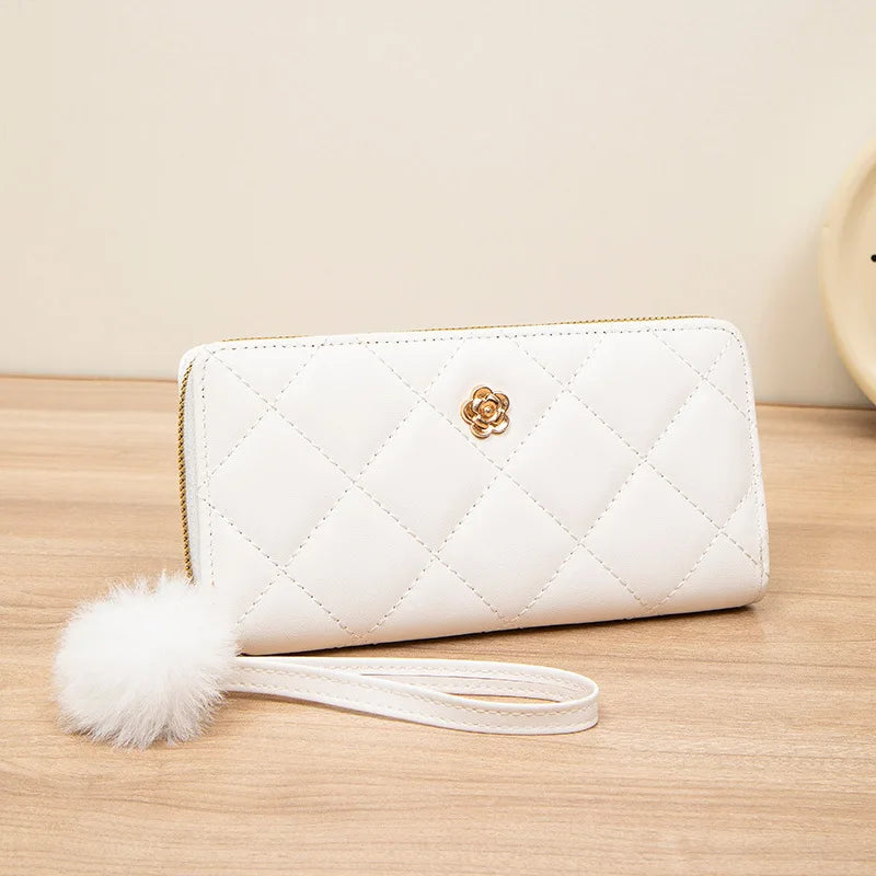 Fashion Women Wallet Female Clutch Card Holder Purse PU Leather Long Wallet Hasp Phone Bag Money Coin Pocket Cartera Mujer