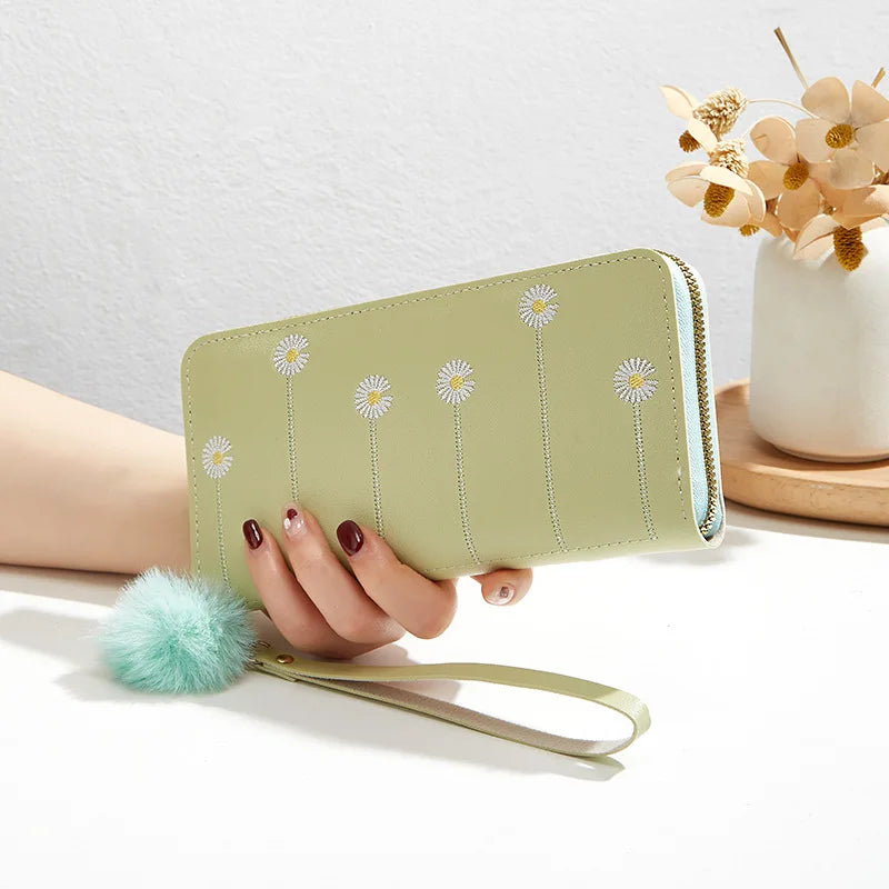 Fashion Women Wallet Female Clutch Card Holder Purse PU Leather Long Wallet Hasp Phone Bag Money Coin Pocket Cartera Mujer