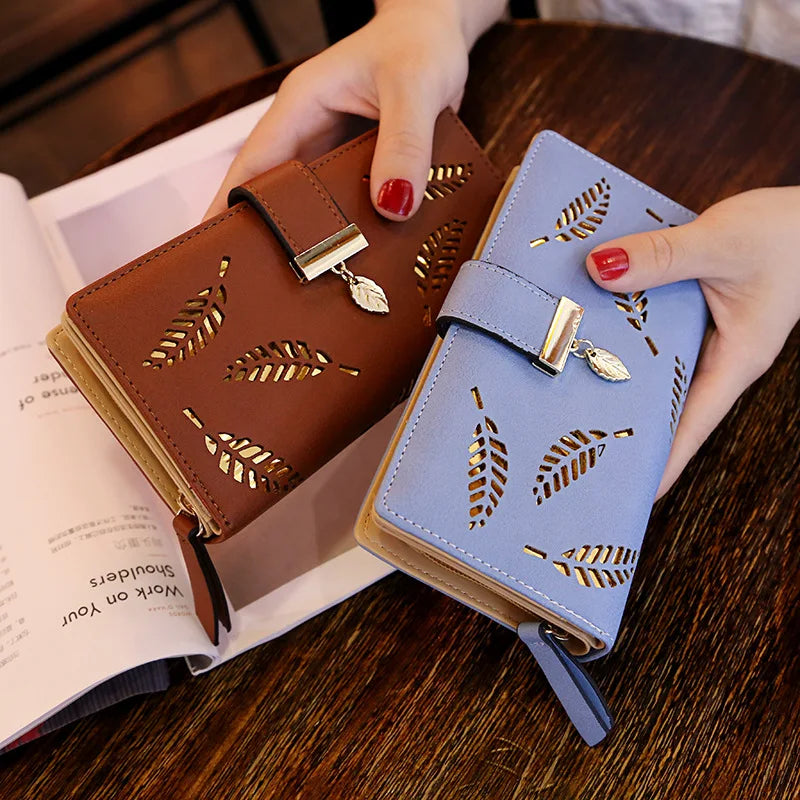 Fashion Women Wallet Female Clutch Card Holder Purse PU Leather Long Wallet Hasp Phone Bag Money Coin Pocket Cartera Mujer