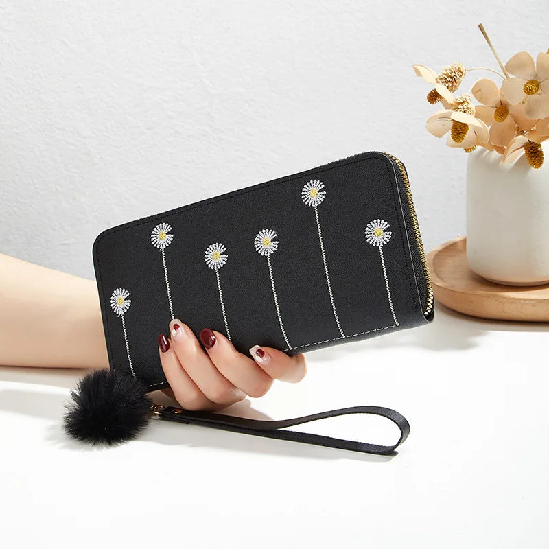 Fashion Women Wallet Female Clutch Card Holder Purse PU Leather Long Wallet Hasp Phone Bag Money Coin Pocket Cartera Mujer