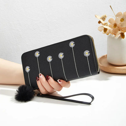 Fashion Women Wallet Female Clutch Card Holder Purse PU Leather Long Wallet Hasp Phone Bag Money Coin Pocket Cartera Mujer