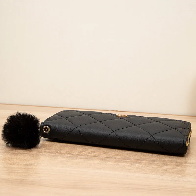 Fashion Women Wallet Female Clutch Card Holder Purse PU Leather Long Wallet Hasp Phone Bag Money Coin Pocket Cartera Mujer