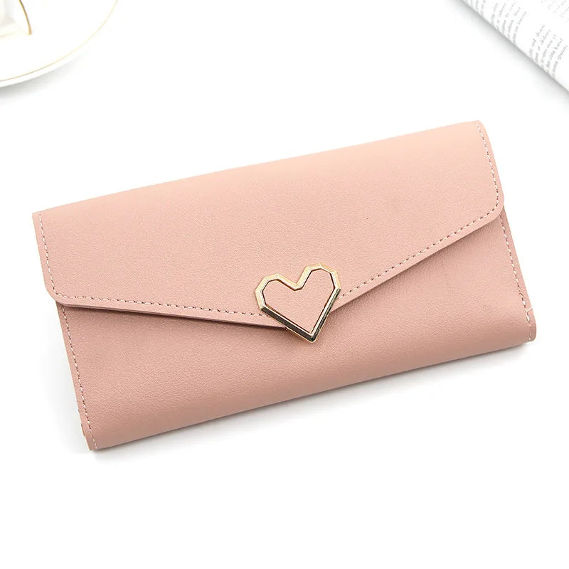 Fashion Women Wallet Female Clutch Card Holder Purse PU Leather Long Wallet Hasp Phone Bag Money Coin Pocket Cartera Mujer
