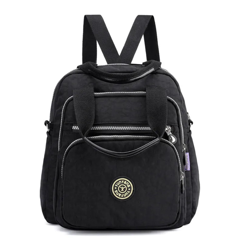 Fashion Women Waterproof Nylon Backpack Korean Style Designers Shoulder School Bag Leisure Rucksack For Girls Travel Mochilas