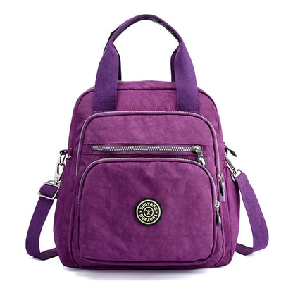 Fashion Women Waterproof Nylon Backpack Korean Style Designers Shoulder School Bag Leisure Rucksack For Girls Travel Mochilas