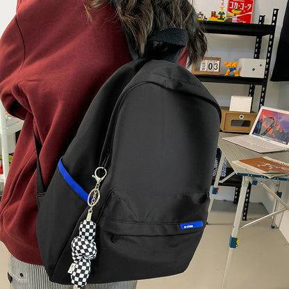 Fashion Women White Student Backpack Cool Lady Book Bag Female College Laptop Backpack Trendy Girl Nylon Harajuku School Bag New