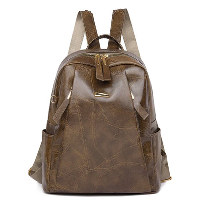Fashion Women's Backpacks Famous Brand High Quality PU Leather Travel Backpack Ladies Large Capacity Designer Shoulder Handbags