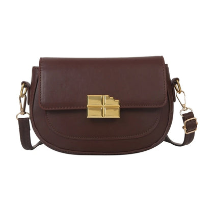 Fashion Womens Bag Simple Shoulder Bags for Women Half Round Crossbody Bags