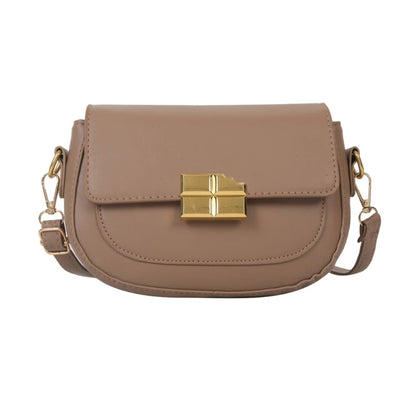 Fashion Womens Bag Simple Shoulder Bags for Women Half Round Crossbody Bags