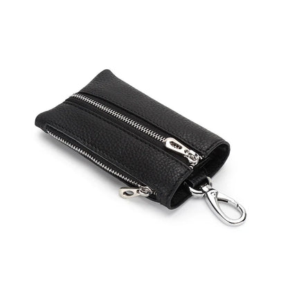 Fashion brand new leather wallet men and women storage bag key chain 2024 fashion mini card holder