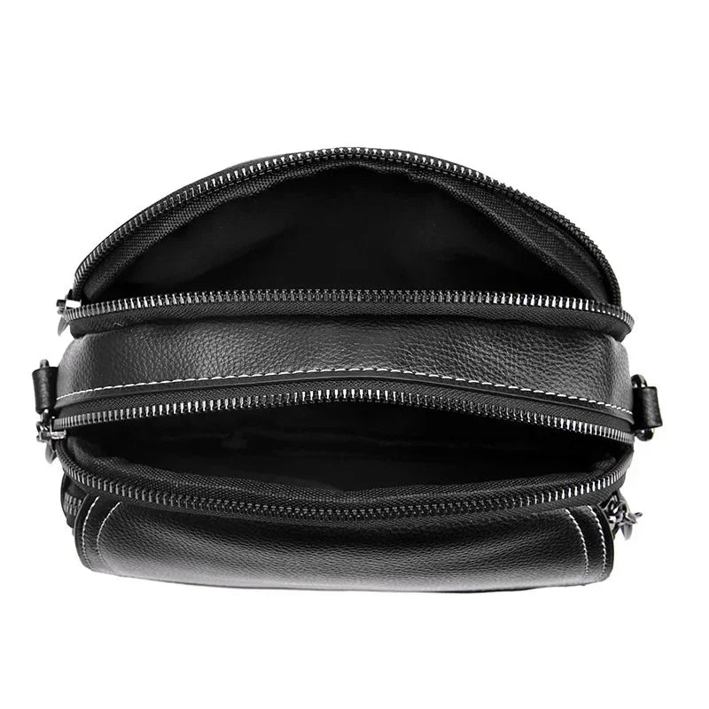 Fashion new women's shoulder simple leather messenger high quality female phone crossbody small handbag